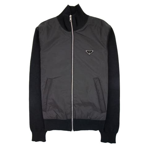 prada cardigan men|prada zipper top.